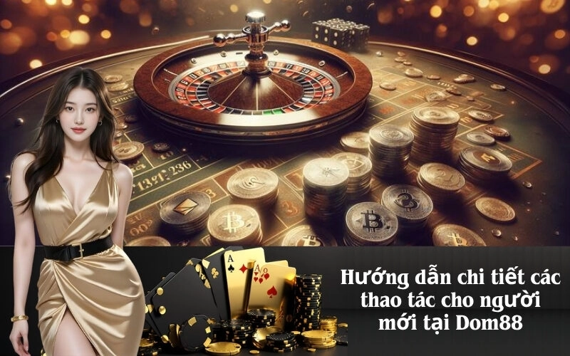 Hướng dẫn chi tiết các thao tác cho người mới tại Dom88