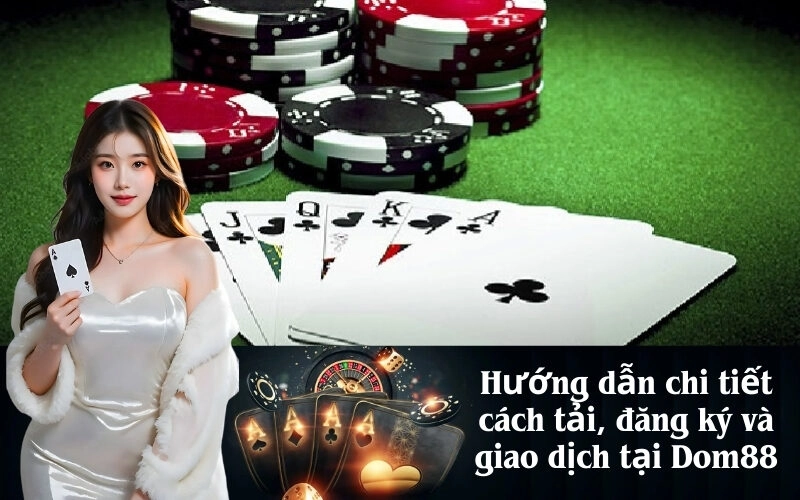 Hướng dẫn chi tiết cách tải, đăng ký và giao dịch tại Dom88