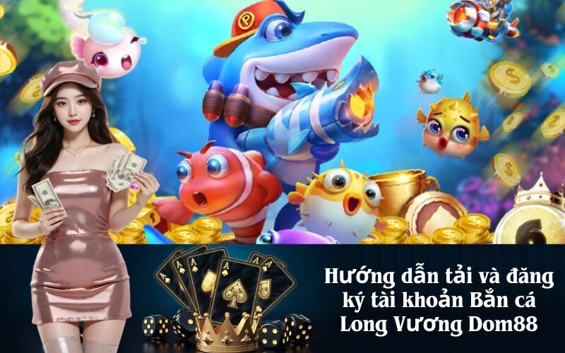 Hướng dẫn tải và đăng ký tài khoản Bắn cá Long Vương Dom88