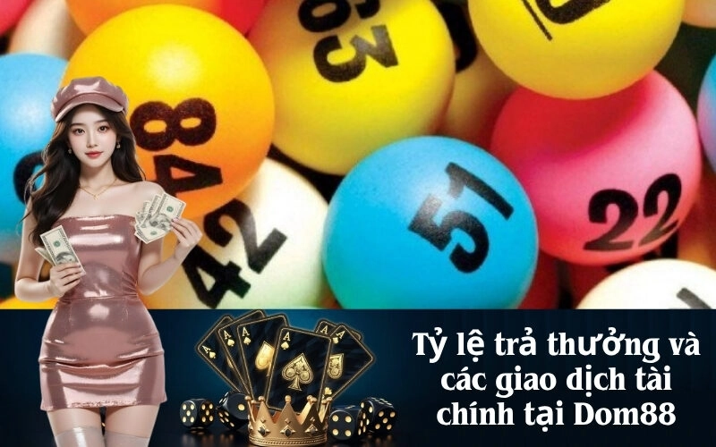 Tỷ lệ trả thưởng và các giao dịch tài chính tại Dom88